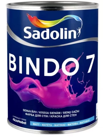Sadolin BINDO 7 BW 0.9л Классическая матовая краска для стен