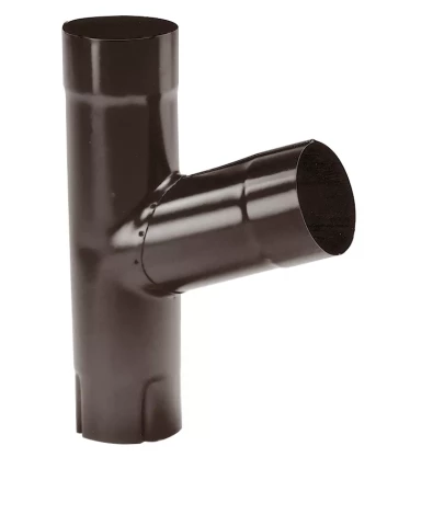 Y-konektors, 70° 90 apaļš HCG RR32/Tumši brūns Ruukki