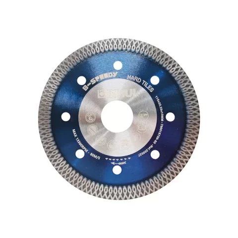 Dimanta griezējdisks flīzēm sausai un slapjai griešanai 10mm segments 1.2x125mm BIHUI DCDM125
