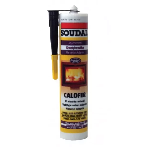 Soudal CALOFER +1500°C 280ml Hermētiķis krāsnīm