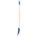 Snow shovel 37.5x49x140mm with wooden handle, blue ALPIN 2 A