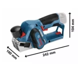 Cordless planer GHO 12V-20 without battery and charger BOSCH 06015A7000