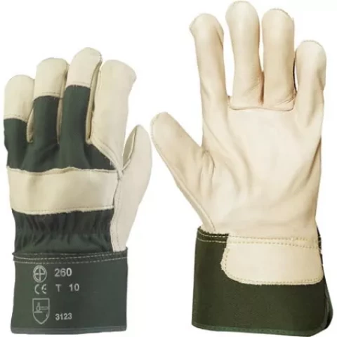 Ādas-tekstila cimdi EUROTECHNIQUE 260