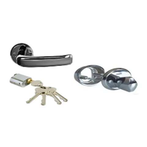 Durvju rokturu kompl.635 SPS+c il701+aizgr.635/701/18mm hrom.