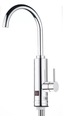 Chrome plated Instant water heating faucet 3.0 kWt