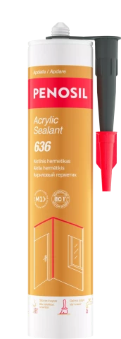 Penosil Acrylic Sealant 636 grey 280ml Pelēks akrila hermētiķis