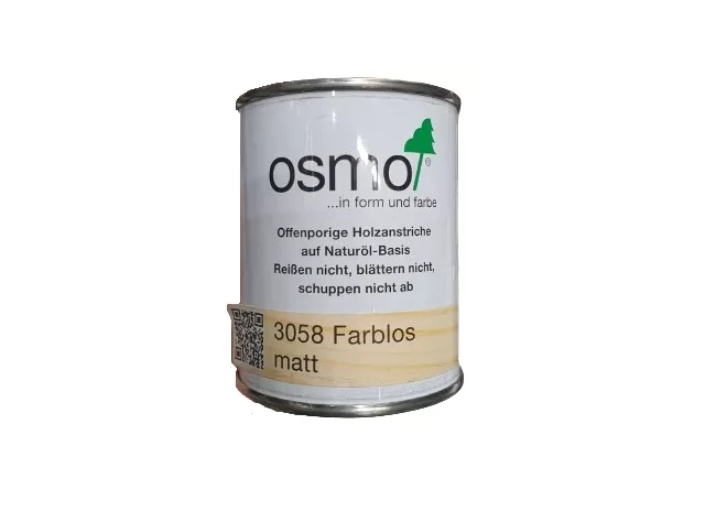 OSMO 3058 TopOil matēta 0.125L eļļa ar vasku mēbelēm