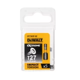 DeWALT EXTREME IMPACT TORSION Bits T25, 25 mm, 5 pcs/pack DT7383T-QZ