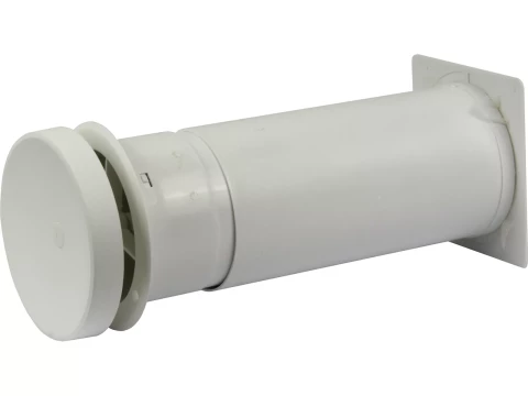 Pisla ieplūdes gaisa vārsts D100mm, ar filtru, leleskopisks 255-400mm