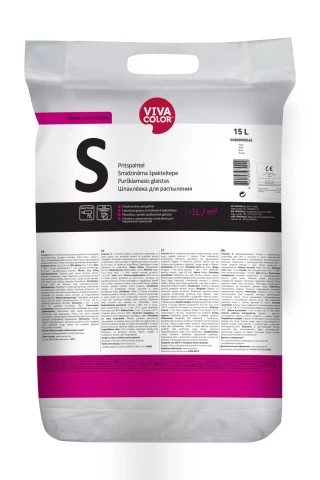 Vivacolor S 15L Smidzināma špakteļtepe (40gab./pal.)