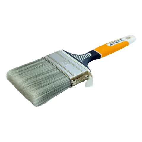 COLOR EXPERT Flat brush 80mm, gr.9mm, PBTmix grey-white, 3K handle