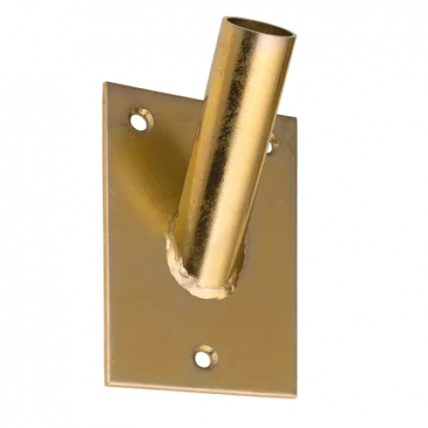 Karoga kāta turētājs 70x110x26mm, dzelteni cinkots