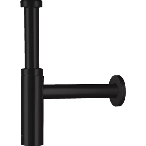 Hansgrohe Flowstar S design siphon, 1¼ x 32 mm, matte black, HG52105670