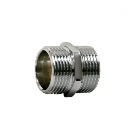 Хромированный ниппель 3/4" MM