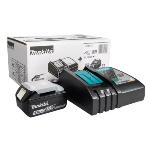 Lādēšanas komplekts Makita 191B51-7 ātrais lādētājs DC18RC + BL1850B 18V 5Ah