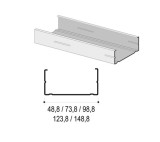 CW PROFILE 50mm 0.6mm 2.6m 16pcs / pack 192pcs / pallet