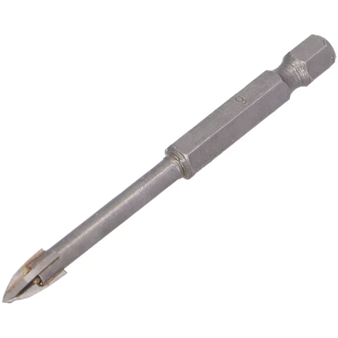 DRAUMET PREMIUM Drill bit for glass and glaze 4-blades 6 x 75mm