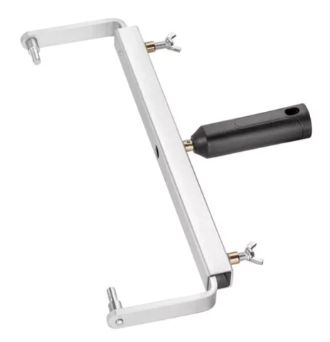 Adjustable handle for large paint rollers 30-61 cm