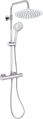 Термостат для душа THERMO-15 + душевой набор OLO, хром, 625047