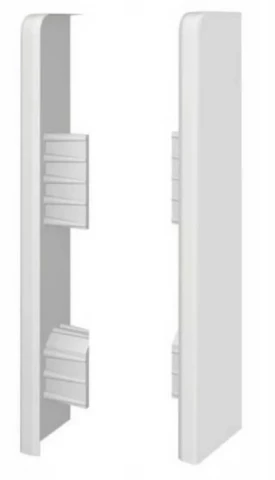 Grīdlīstei ESPUMO nobeigumi ESP201 balta