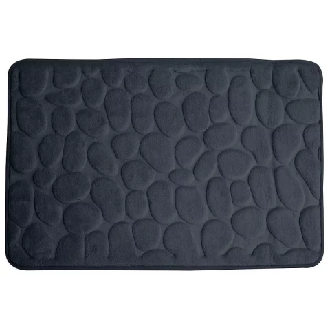 765-26 Paklājs lateksa RIMINI 60x95cm, pelēks DUSCHY