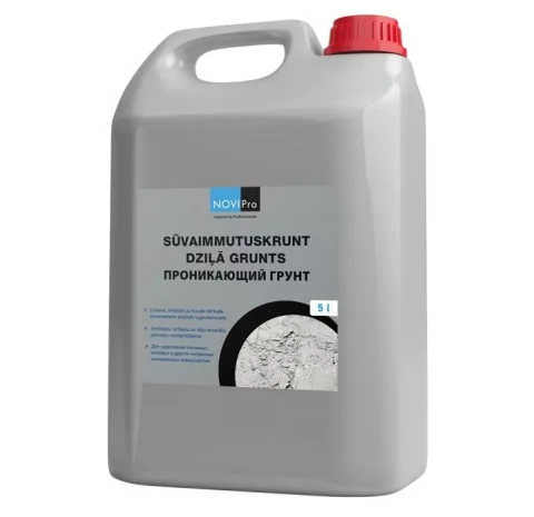 NOVIPRO dziļās iedarbības grunts 5L dziļumgrunts