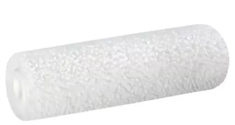 2x veltnis 10cm D15 Mikro8 balts