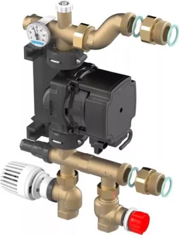 Uponor Fluvia T 23-B-W siltumnesēja regulācijas mezgls ar sūkni,1078304
