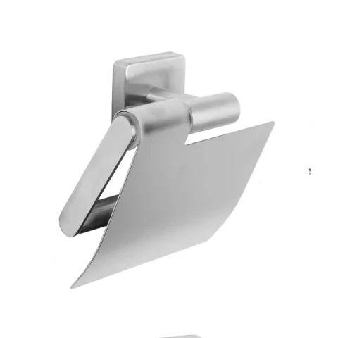 PIRYT tualetes papīra turētājs ar pārsegu nerūsējoša tērauda