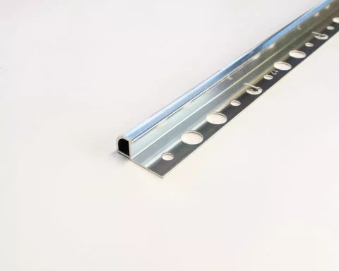 FLĪŽU LĪSTE 6570-SILVER 12MM 2.5M SUDRABA HROMA