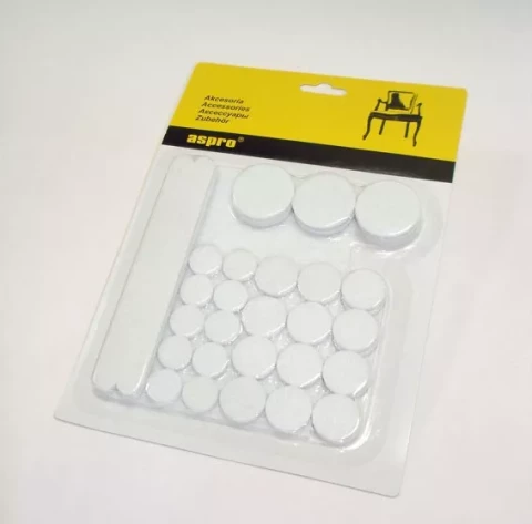 Aizsargpaliktnis mēbelēm 40001 Balts 38gab/iepak