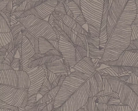 Обои AS Creation 36633-4 0.53x10m листья в стиле льна