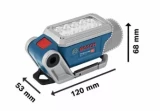 CORDLESS LIGHT GLI 12V-330 without battery and charger  BOSCH 06014A0000