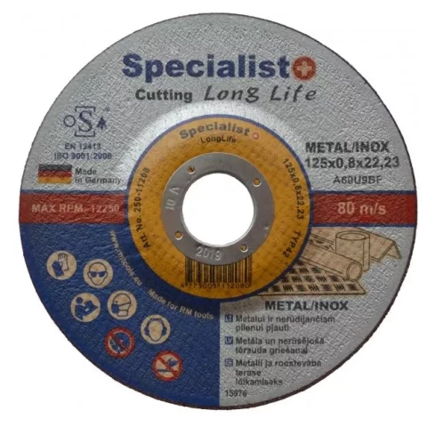 Griezējdisks metālam  Specialist LongLife 115x1,0x22