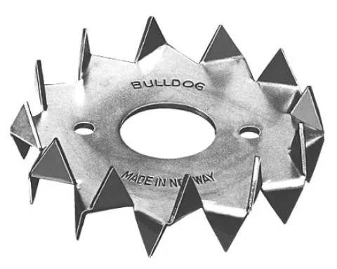 Zobainā paplāksne "BULLDOG", 17x50 divpusēja HDG C1-50G-B