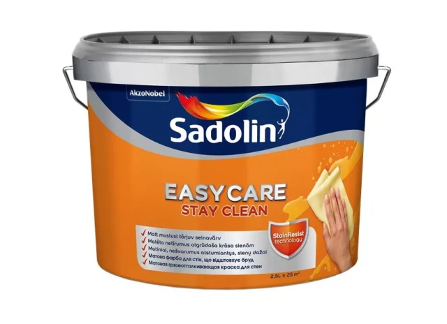 Sadolin EasyCare BC 2.33L Matēta krāsa sienām TIKAI TONĒŠANAI!