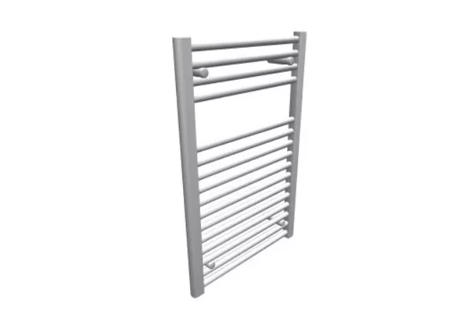 Zehnder Aura hydronic towel radiator, 775 x 600 mm, white