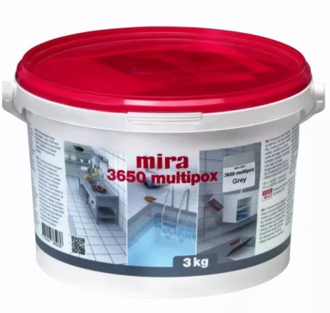 mira 3650 MULTIPOX 3kg BLACK Эпоксид для укладки и заполнения швов плитки