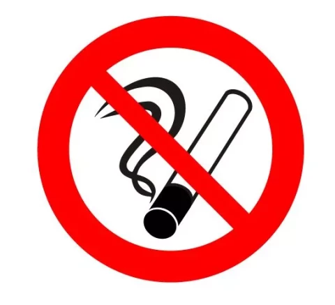 Sticker ''No smoking'' D-10