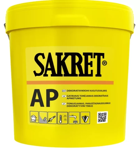 Sakret AP B 2mm 25kg Ready made decorative plaster