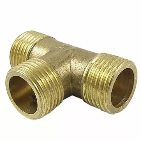 Латунь тройник 3/4"  ННН