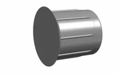 Tube cup 22 mm plastic, 100 pcs/pack