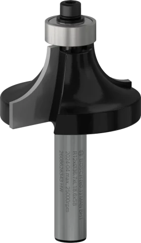 Фреза радиусная двухсторонняя R12, твердосплавная, Bosch (2608628343)