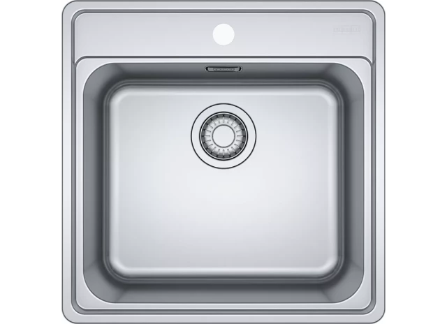 FRANKE virtuves izlietne BCX 610-51 510x510mm nerūs. tērauds pulēts ar manual vent. 101.0622.893