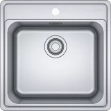 Кухонная мойка Franke BCX 610-51, 510x510 мм с ручным клапаном, полированная нержав. сталь 101.0622.893