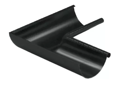 Teknes stūris, iekšējais 90° 125 apaļš HCG RR23/Tumši pelēks Ruukki