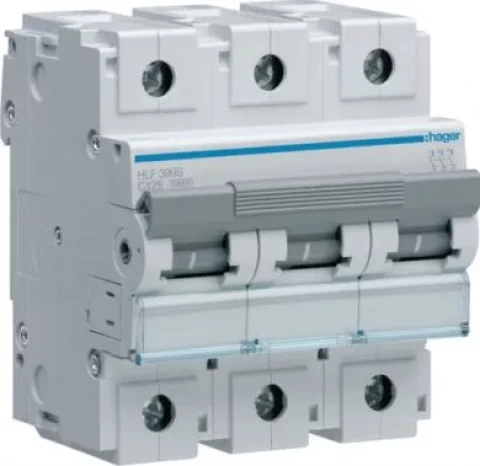 Automātiskais drošinātājs HAGER 3P C 100A 10kA HLF390S