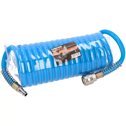 FASTER TOOLS Шланг спиральный PU 20m