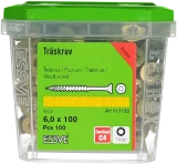 Wood Screw Essve 6x100 for outdoors CS 100pcs. 117132