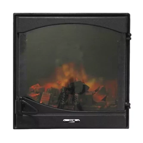 Pisla kamīna durvis HTT401  410*410 stikla